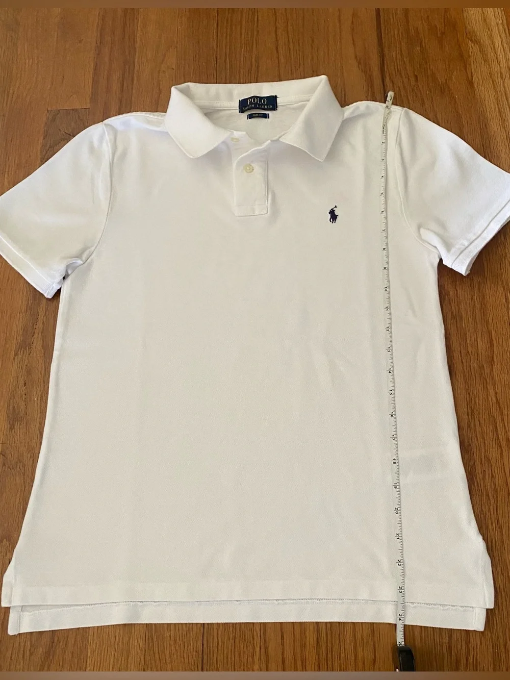 Ralph Lauren White Polo with Navy Shorts Set